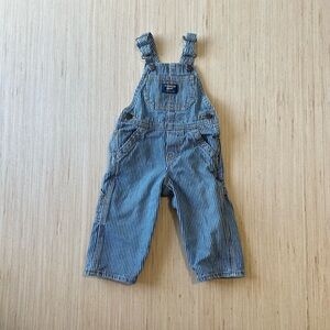 100% Cotton OshKosh Striped Overalls